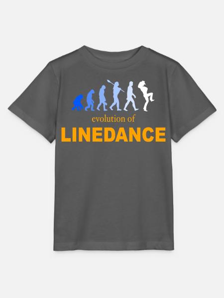 Evolution of Linedance - Stanley/Stella Kinder T-Shirt MINI CREATOR - Anthrazit
