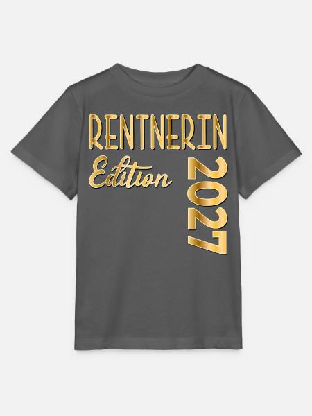Rente 2027 Rentnerin - Stanley/Stella Kinder T-Shirt MINI CREATOR  - Anthrazit