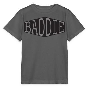 Baddie Retro Streetwear Vibes - Stanley/Stella Kinder T-Shirt MINI CREATOR  - Anthrazit - Vorne - Kain (125cm)