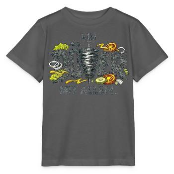 Ein Döner mit allem. - Stanley/Stella Kinder T-Shirt MINI CREATOR  - Anthrazit - Vorne - Kain (125cm)
