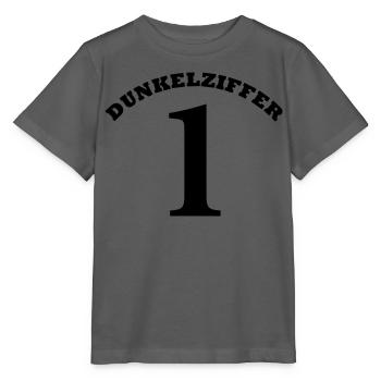 DUNKELZIFFER 1 - Stanley/Stella Kinder T-Shirt MINI CREATOR  - Anthrazit - Vorne - Kain (125cm)