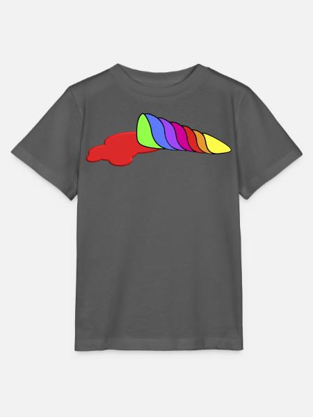 Horn Einhorn - Stanley/Stella Kinder T-Shirt MINI CREATOR  - Anthrazit
