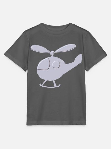hubschrauber relief - Stanley/Stella Kinder T-Shirt MINI CREATOR - Anthrazit