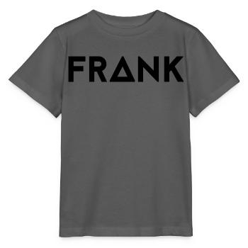 First name Frank - Stanley/Stella MINI CREATOR Kids’ T-Shirt - anthracite - Front - Kain (125cm)