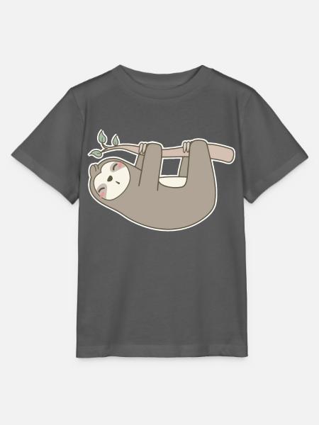 Faultier - Stanley/Stella Kinder T-Shirt MINI CREATOR  - Anthrazit