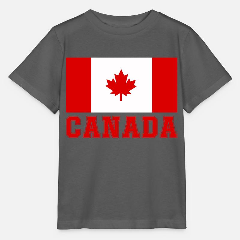 Canada Canada - T-shirt bio MINI CREATOR Stanley/Stella Enfant - charbon