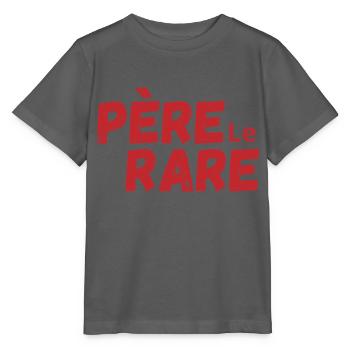 Seltene Perle Papa - Papa Geschenkidee - Stanley/Stella Kinder T-Shirt MINI CREATOR  - Anthrazit - Vorne - Kain (125cm)