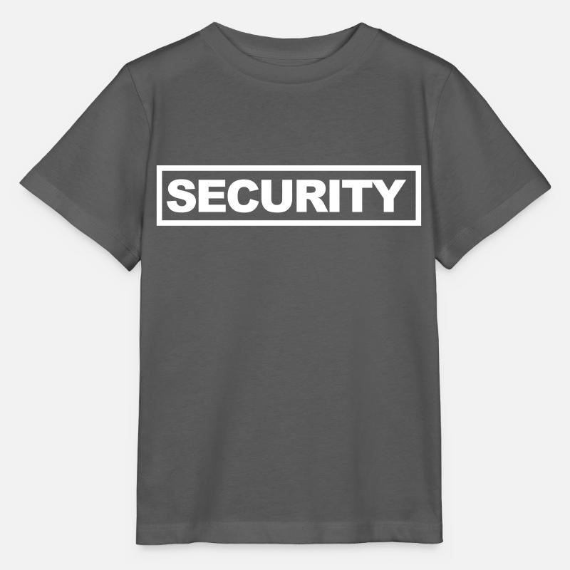security Americans style - Stanley/Stella Kinder T-Shirt MINI CREATOR  - Anthrazit