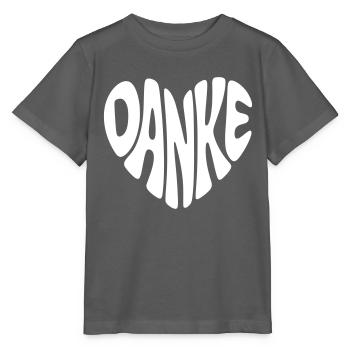 Danke - Stanley/Stella Kinder T-Shirt MINI CREATOR  - Anthrazit - Vorne - Kain (125cm)