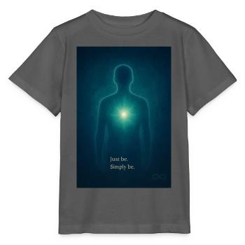 Words from the Silence - Stanley/Stella MINI CREATOR Kids’ T-Shirt - anthracite - Front - Kain (125cm)