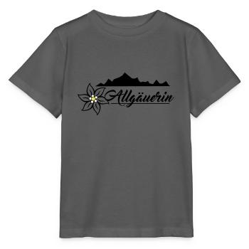Allgäuerin Design - Stanley/Stella Kinder T-Shirt MINI CREATOR  - Anthrazit - Vorne - Kain (125cm)