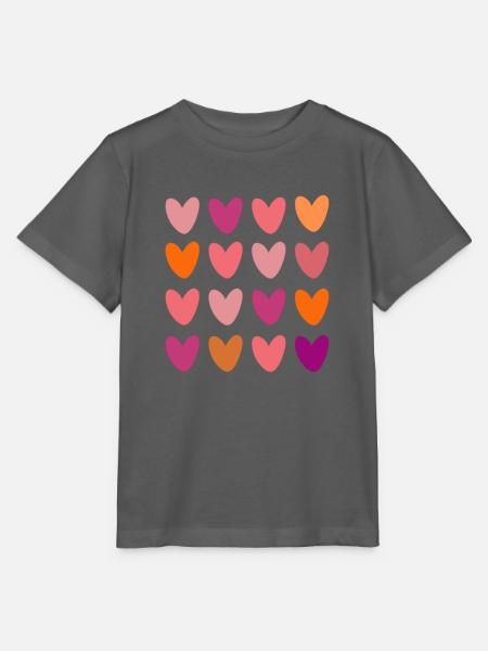 Herzchen - Stanley/Stella Kinder T-Shirt MINI CREATOR  - Anthrazit