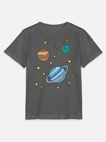 galaxy - Stanley/Stella Kinder T-Shirt MINI CREATOR - Anthrazit