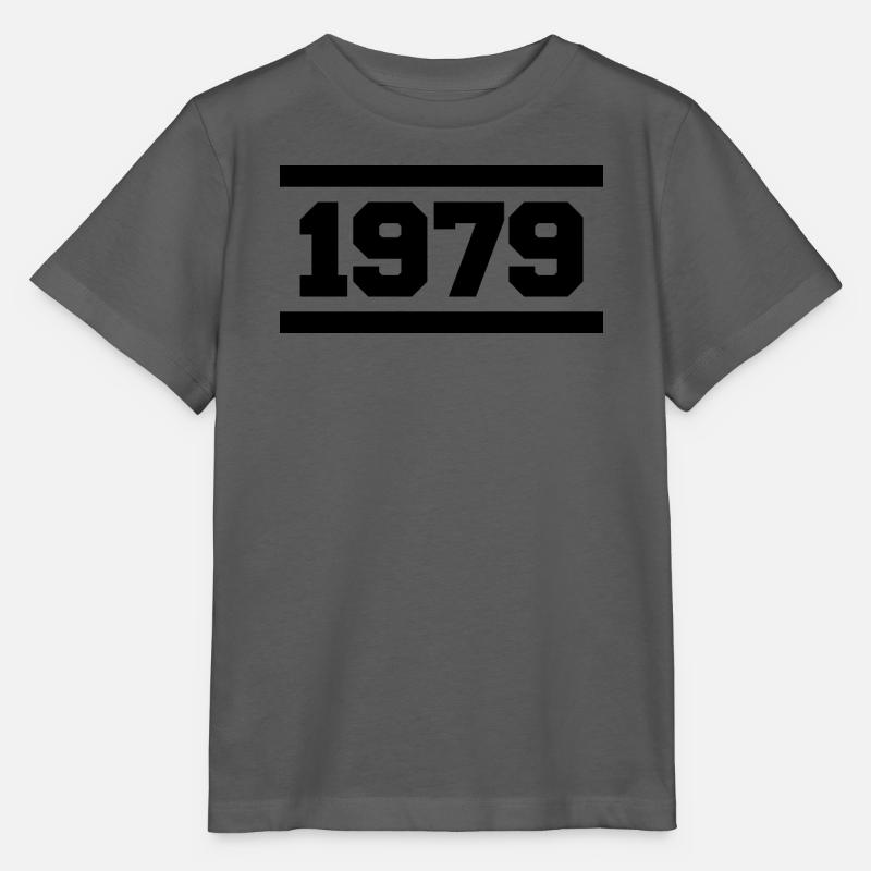 1979 - T-shirt bio MINI CREATOR Stanley/Stella Enfant - charbon