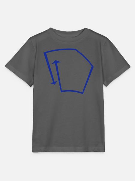 Pfeile blau Umweg - Stanley/Stella Kinder T-Shirt MINI CREATOR - Anthrazit