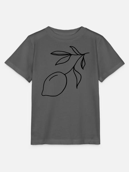 Zitronenzweig - Stanley/Stella Kinder T-Shirt MINI CREATOR  - Anthrazit