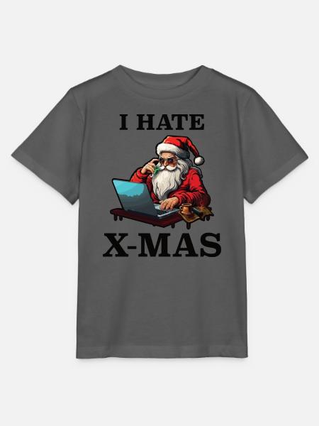 Tech-Weihnachtsmann hasst Weihnachten - Stanley/Stella Kinder T-Shirt MINI CREATOR - Anthrazit
