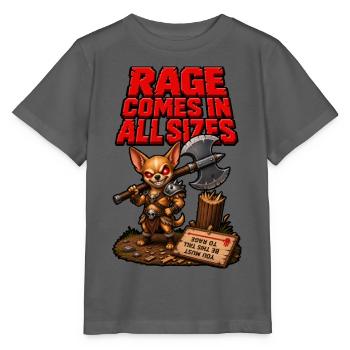 Rage Comes In All Sizes - Stanley/Stella Kinder T-Shirt MINI CREATOR  - Anthrazit - Vorne - Kain (125cm)