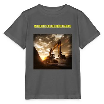 Mir reicht's! - Stanley/Stella Kinder T-Shirt MINI CREATOR  - Anthrazit - Vorne - Kain (125cm)