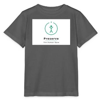 Menschheit Bewahren Symbol - Stanley/Stella Kinder T-Shirt MINI CREATOR  - Anthrazit - Vorne - Kain (125cm)