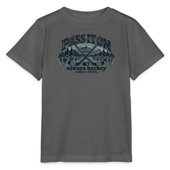 Eishockey Shirt Retro - Always Hockey - Stanley/Stella Kinder T-Shirt MINI CREATOR  - Anthrazit - Vorne - Kain (125cm)