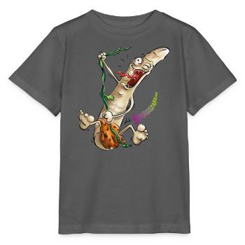 Spargeltarzan - Stanley/Stella Kinder T-Shirt MINI CREATOR  - Anthrazit - Vorne - Kain (125cm)