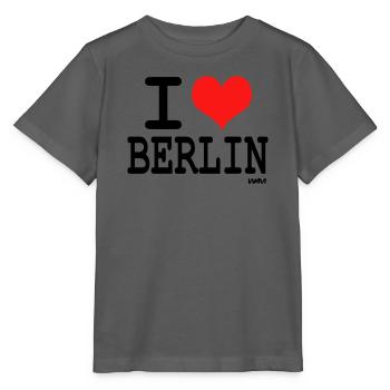 I love Berlin  - Stanley/Stella Kinder T-Shirt MINI CREATOR  - Anthrazit - Vorne - Kain (125cm)
