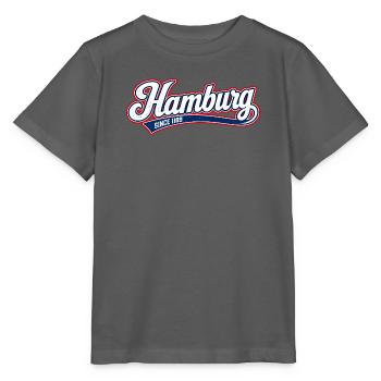 Hamburg - Hansestadt - Alster - Elbe - Michel - Stanley/Stella Kinder T-Shirt MINI CREATOR  - Anthrazit - Vorne - Kain (125cm)