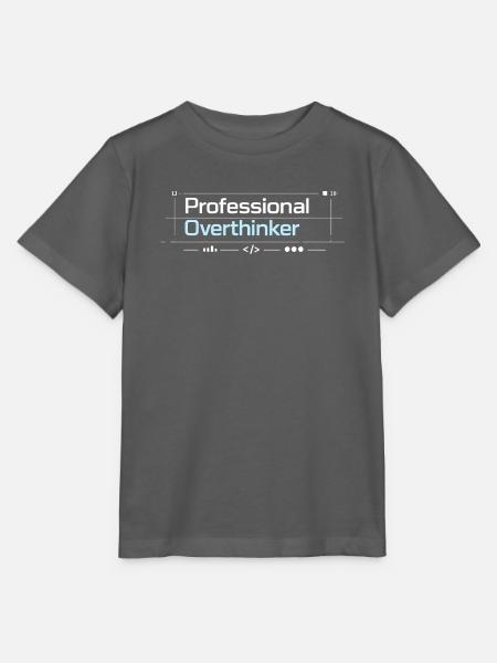 Professional OVERTHINKER tech - Stanley/Stella Kinder T-Shirt MINI CREATOR  - Anthrazit