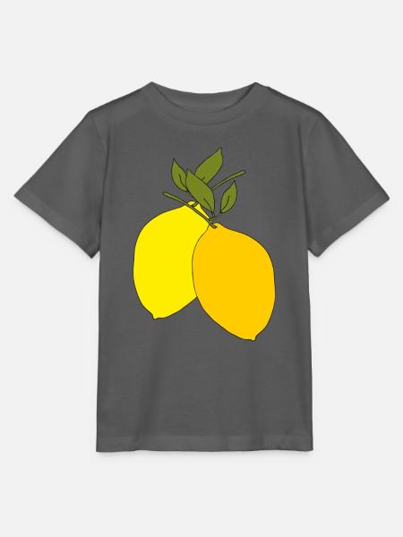 zitronen doppelt - Stanley/Stella Kinder T-Shirt MINI CREATOR - Anthrazit