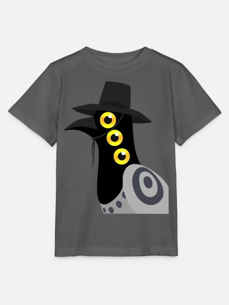 Dämonischer Vogel - Stanley/Stella Kinder T-Shirt MINI CREATOR  - Anthrazit