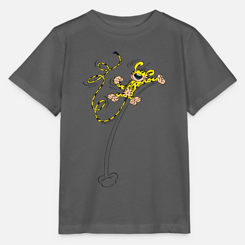Marsupilami Saute Le Plus Haut - T-shirt bio MINI CREATOR Stanley/Stella Enfant - charbon