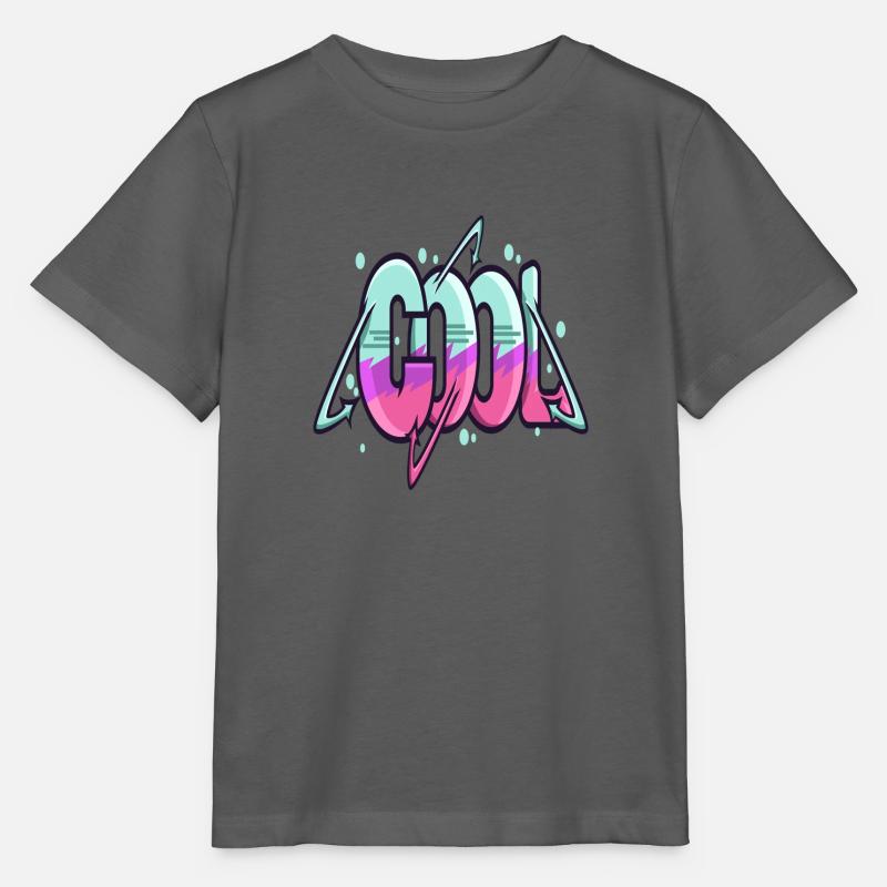 graffiti - T-shirt bio MINI CREATOR Stanley/Stella Enfant - charbon