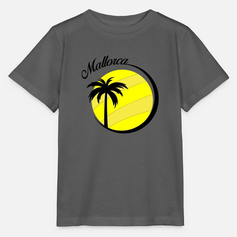 Majorque - T-shirt bio MINI CREATOR Stanley/Stella Enfant - charbon