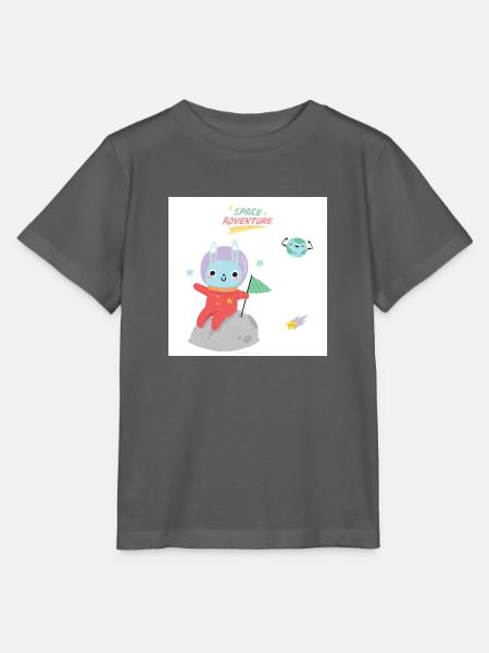 Space - Stanley/Stella Kinder T-Shirt MINI CREATOR  - Anthrazit