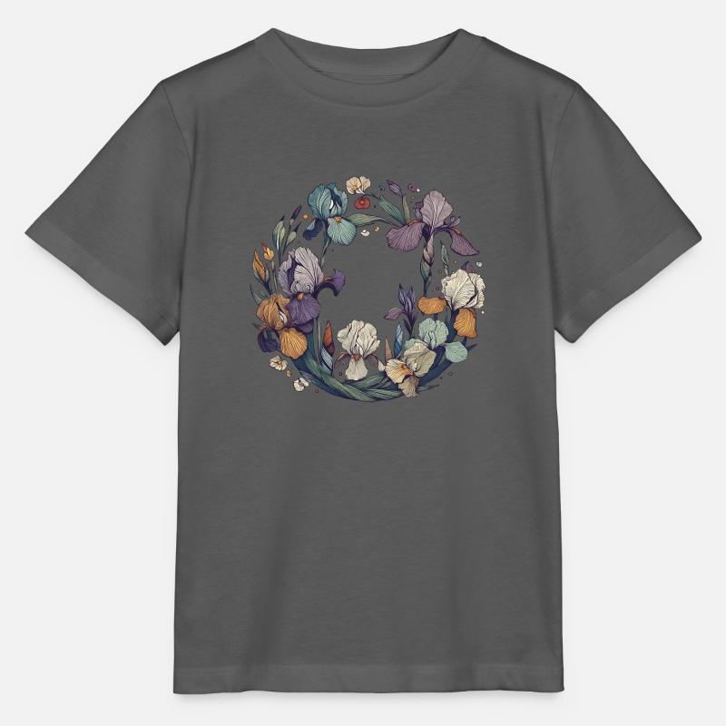 Iris - T-shirt bio MINI CREATOR Stanley/Stella Enfant - charbon