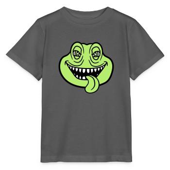 visage tête monstre boese serpent dangereux la - T-shirt bio MINI CREATOR Stanley/Stella Enfant - charbon - Devant - Kain (125cm)