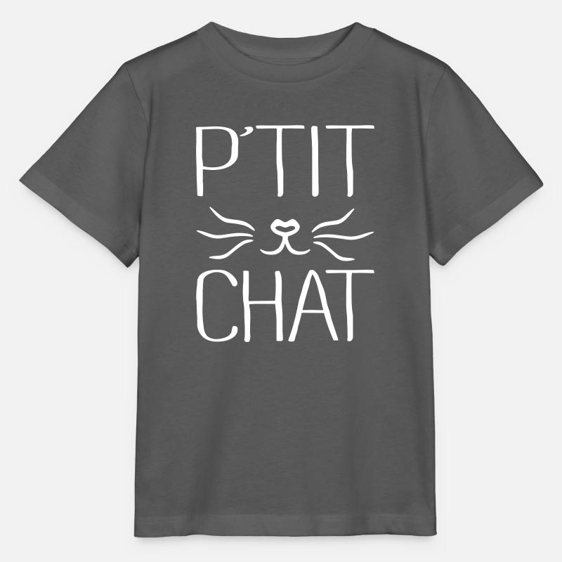 P'tit Chat - T-shirt bio MINI CREATOR Stanley/Stella Enfant - charbon