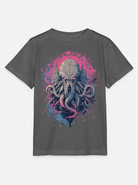Cthulhu Horror - Stanley/Stella Kinder T-Shirt MINI CREATOR - Anthrazit