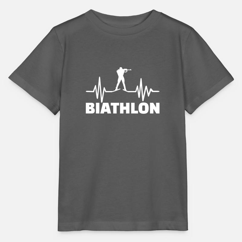 Biathlon - T-shirt bio MINI CREATOR Stanley/Stella Enfant - charbon