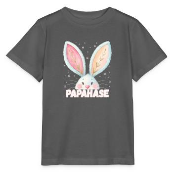 Papahase Papa Kosename - Stanley/Stella Kinder T-Shirt MINI CREATOR  - Anthrazit - Vorne - Kain (125cm)