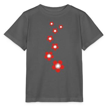 kirschblüten - Stanley/Stella Kinder T-Shirt MINI CREATOR  - Anthrazit - Vorne - Kain (125cm)