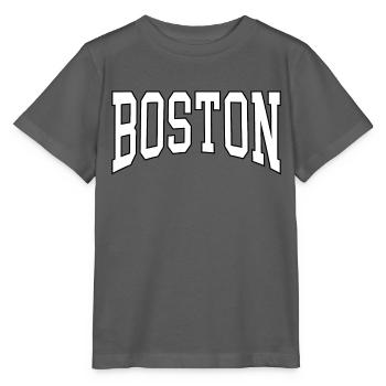 Boston - Stanley/Stella Kinder T-Shirt MINI CREATOR  - Anthrazit - Vorne - Kain (125cm)