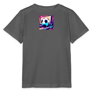 SpaceFootball - Stanley/Stella Kinder T-Shirt MINI CREATOR  - Anthrazit - Vorne - Kain (125cm)
