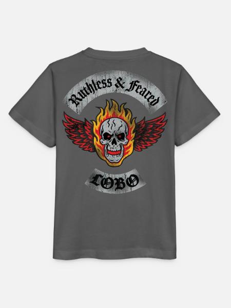 Supergirl Movie Waarheid Recht Met Embleem - Stanley/Stella T-shirt MINI CREATOR til børn - charcoal