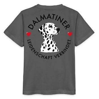 Dalmatiner Leidenschaft verbindet - Stanley/Stella Kinder T-Shirt MINI CREATOR  - Anthrazit - Hinten - Kain (125cm)