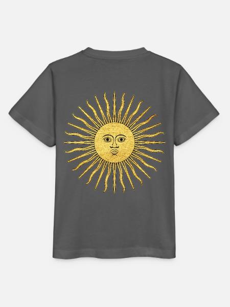 Spirituelles Symbol der Erleuchtung Sonne - Stanley/Stella Kinder T-Shirt MINI CREATOR - Anthrazit