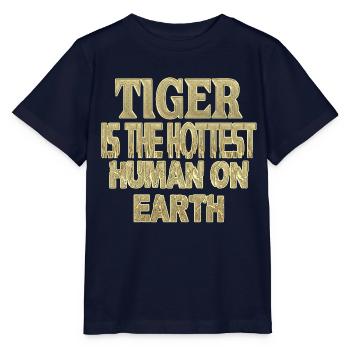 tiger - Stanley/Stella MINI CREATOR Kids’ T-Shirt - navy - Front - Kain (125cm)