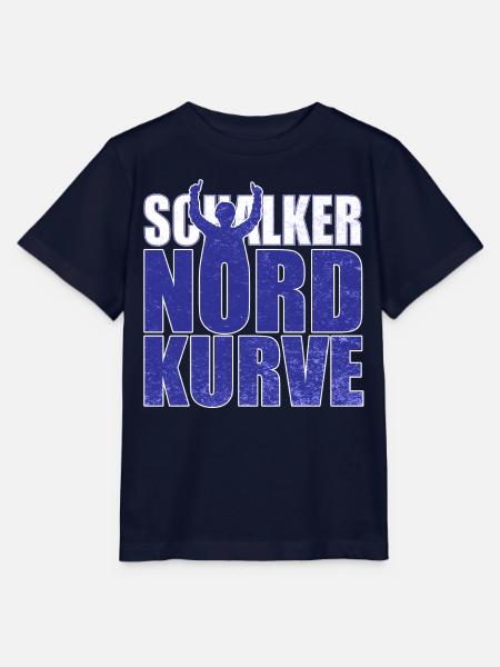 Schalker Nordkurve Schriftzug Geschenkidee - Stanley/Stella Kinder T-Shirt MINI CREATOR - Navy