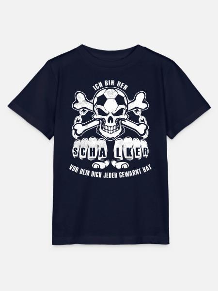 Schalker Warnung | Gelsenkirchen Schalke Geschenk - Stanley/Stella Kinder T-Shirt MINI CREATOR  - Navy